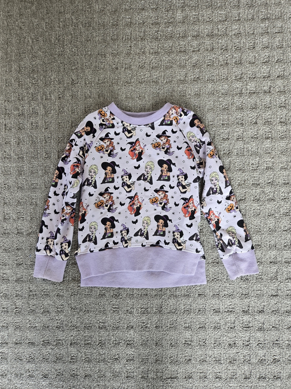 Disney Princesses Halloween Print Kids Sweatshirt